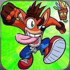 Crazy bandicoot crash box game ícone