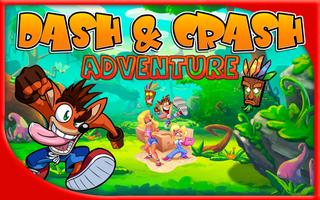 Crazy bandicoot crash box game Cartaz