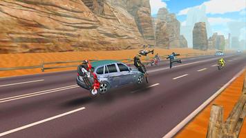 سباق حقيقي موتو - الطريق السريع هجوم الدراجة تصوير الشاشة 3