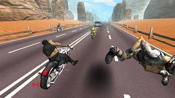 سباق حقيقي موتو - الطريق السريع هجوم الدراجة تصوير الشاشة 2