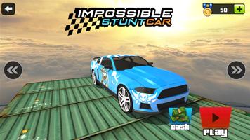 Extreme Impossible Stunt Car Tracks : Master تصوير الشاشة 1