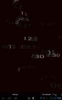 5D Digital Clock HD Wallpaper screenshot 1