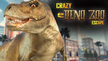 Crazy Dino Zoo Escape Affiche