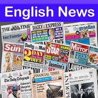 All English Newspapers India plakat