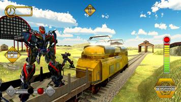 Euro Train Racing Simulator 2018 - Robot Transport screenshot 1