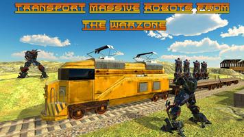 Euro Train Racing Simulator 2018 - Robot Transport screenshot 2