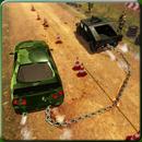 Chained Cars Against Army Trucks Racing Simulator APK
