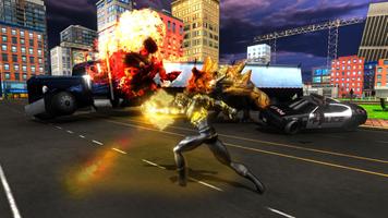 Panther Super Hero Crime City Rescue Battle 截图 1