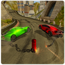 Chained Car Against Ramps Vs Bollards-Chain Stunts APK