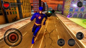 Grand Flash Superhero Rescue - Light Crime City 3D Affiche