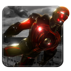 Superhero Flying Iron City icône