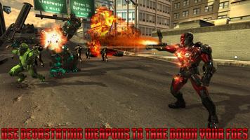 Superhero Flying Iron City screenshot 1