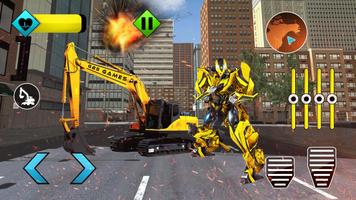 Heavy Excavator Robot - Transf الملصق