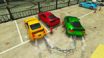Real chained car park-multiple chain car parking🚗 screenshot 3