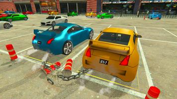 Real chained car park-multiple chain car parking🚗 screenshot 1