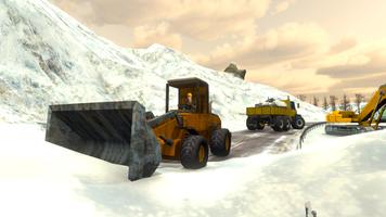 Snow Plow Excavator Crane Rescue Mission 3D capture d'écran 3