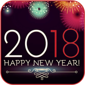New Year Greeting Cards 2018 icon