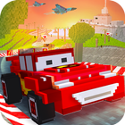 آیکون‌ American Blocky Street Race