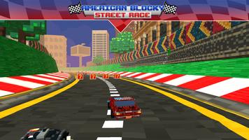 American Blocky Street Race capture d'écran 3
