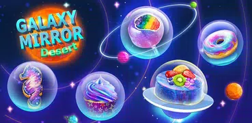 Rainbow Galaxy Mirror Desserts Maker Cooking Games