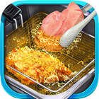 Deep Fried Crispy Chicken Parmesan - Street Food icône