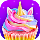 Unicorn Food - Sweet Rainbow Cupcake Desserts aplikacja