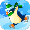 ”Penguin Roller Skate Race 3D