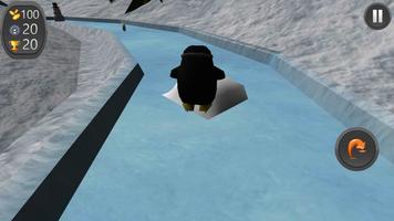 Penguin Roller Skate Race 3D capture d'écran 3