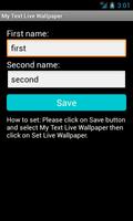 My Text Live Wallpaper ảnh chụp màn hình 2