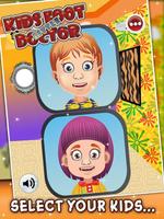 Little Foot Doctor - Kids Game постер