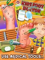 Little Foot Doctor - Kids Game captura de pantalla 1