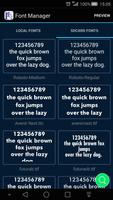Font Manager captura de pantalla 2