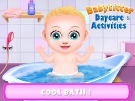 Babysitter Daycare Activities: Baby Care Kids Game पोस्टर
