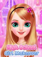 School Fashion: Makeup, Dress up game for Girls capture d'écran 2