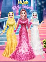 پوستر Hijab Girl Salon- Muslim Fashion Princess Makeover