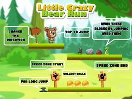 برنامه‌نما Little Crazy Bear Run عکس از صفحه