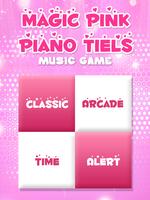 Poster Magic with Pink Piano Tiles : Music Game
