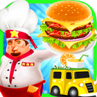 Food Truck Overcooked! Cooking Game آئیکن