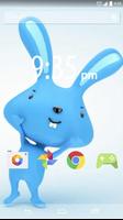 Colored bunnies Live Wallpaper پوسٹر