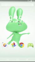 Colored bunnies Live Wallpaper اسکرین شاٹ 2