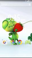 Cute Dragon and Strawberry स्क्रीनशॉट 2