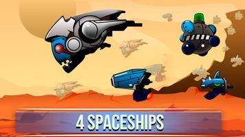 Cosmic Shooter - Spaceship Base Defense capture d'écran 2