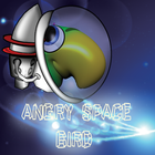Angry Space Bird Zeichen