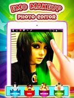 برنامه‌نما Emo Makeup Photo Editor عکس از صفحه
