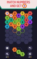 UP 9 Hexa Puzzle! Merge em all الملصق