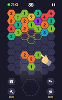 UP 9 Hexa Puzzle! Merge em all تصوير الشاشة 1