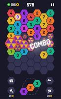 UP 9 Hexa Puzzle! Merge em all ảnh chụp màn hình 2