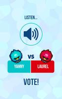 Poster Yanny vs. Laurel - The biggest battle of the… EAR