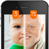 Face scanner What age Prank icône