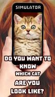 Face Scanner Cats Simulator Affiche